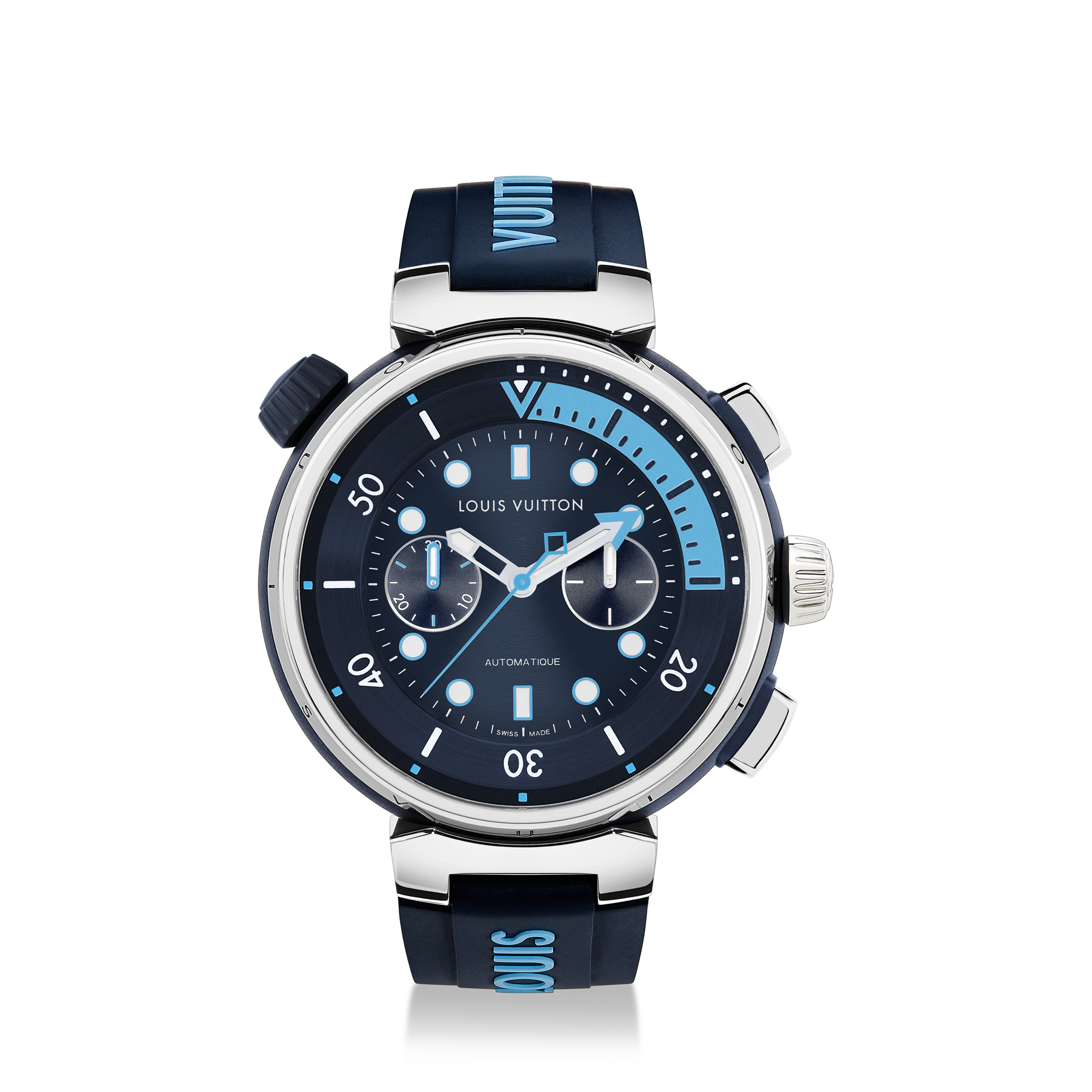 Tambour Street Diver, automatic, 44mm, steel - All Watches | LOUIS